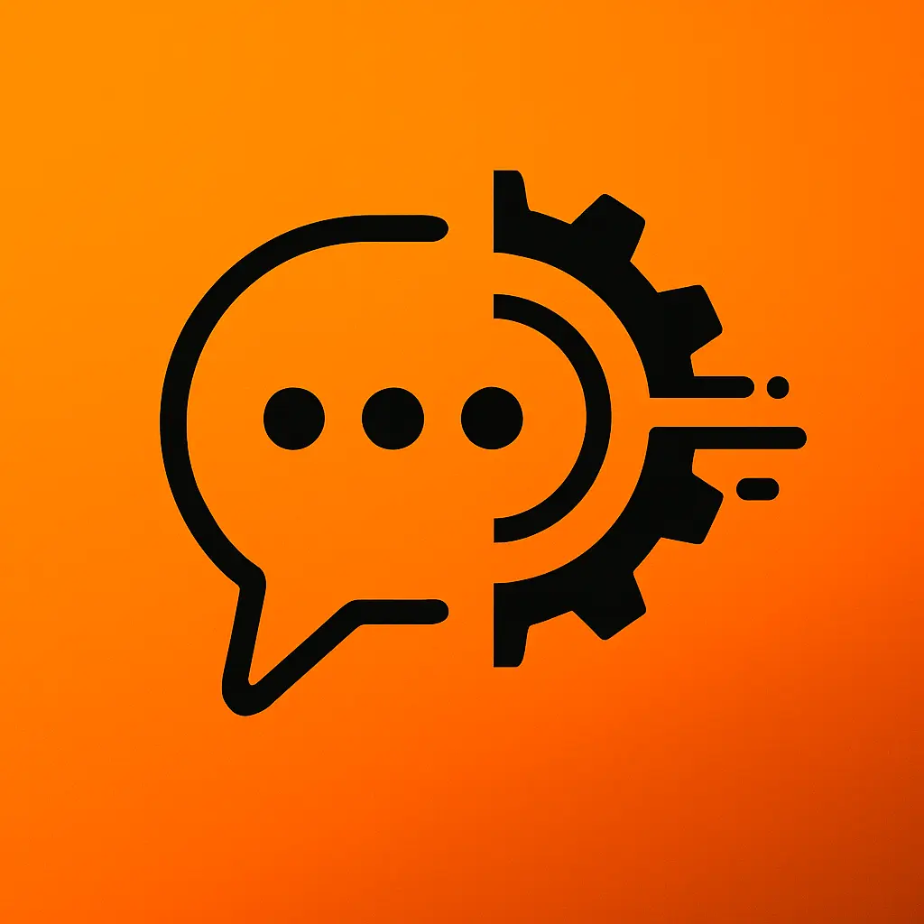 Modern abstract AI chat interface with tech lines, representing smart automation and AI tools.
